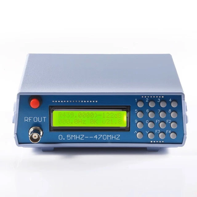 Comprehensive RF Signal Generator Meter Tester for FM Radio and Walkie Talkie