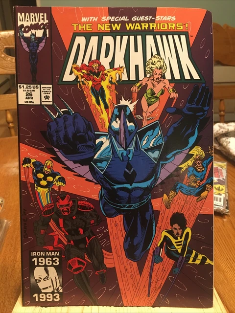 MARVEL COMICS: : DARKHAWK Vol. 1 No. 26 Apr 1993.  STAN LEE PRESENTS