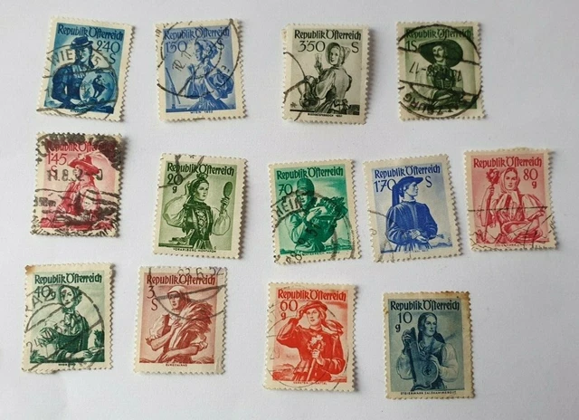 Lotto 13 Francobolli Austria  - Stamp  Osterreich -