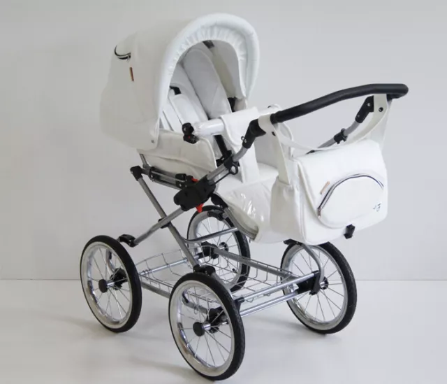 Fanari Clásico Cochecito Baby Fashion 2in1 3in1 Capazo + Silla + Asiento de 2