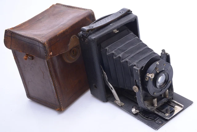 ✅ Hermagis 6.5X9Cm *Rare* Plate Camera W/ Magir 125Mm 6.3 Lens