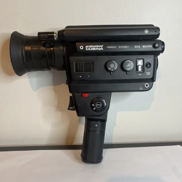 Professional Cosina Magic sound 208 macro 8mmVintage camera Untested.