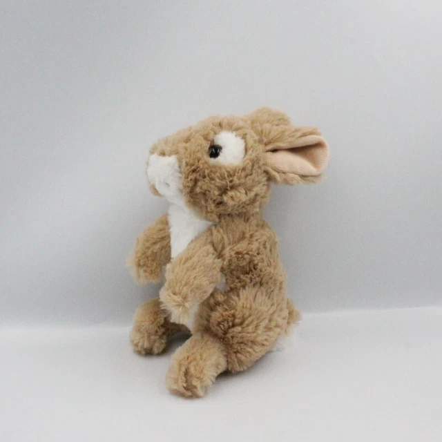 Doudou peluche lapin beige blanc ORYGREEN - 24928