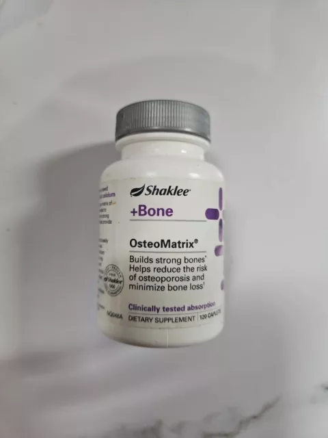 SHAKLEE +BONE OSTEOMATRIX - Strong Bones - Gluten Free - 120ct - Exp 11 ...