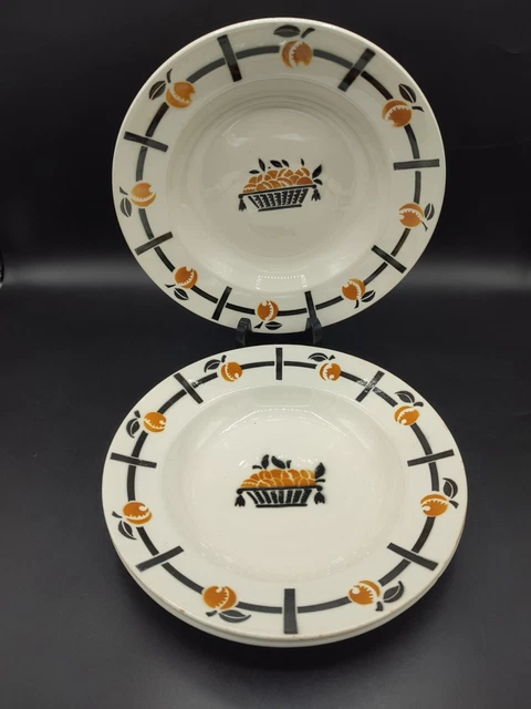 6 ASSIETTES CREUSES Saint Amand- Céranord- France Modèle Christiane EUR
