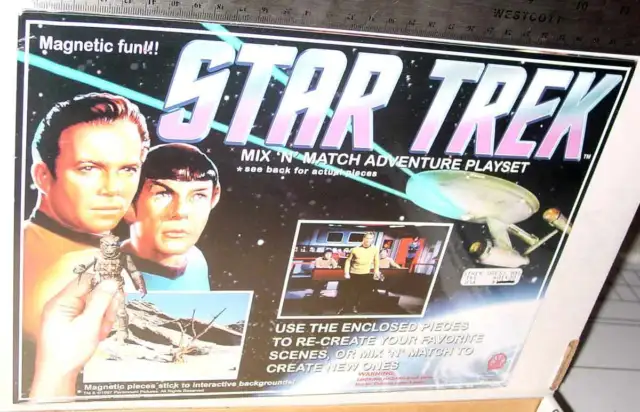 Star Trek Mix'n'match Adventure Playset Magnetic Fun Factory Sealed