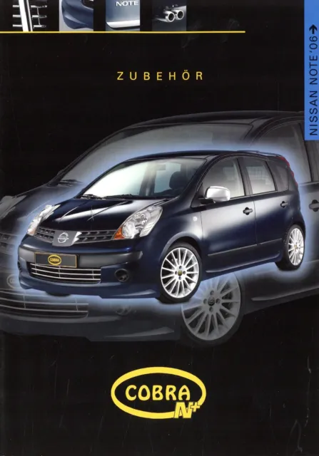 Nissan Note Cobra Accessories Brochure 2006 4/06 D Brochure Accessories