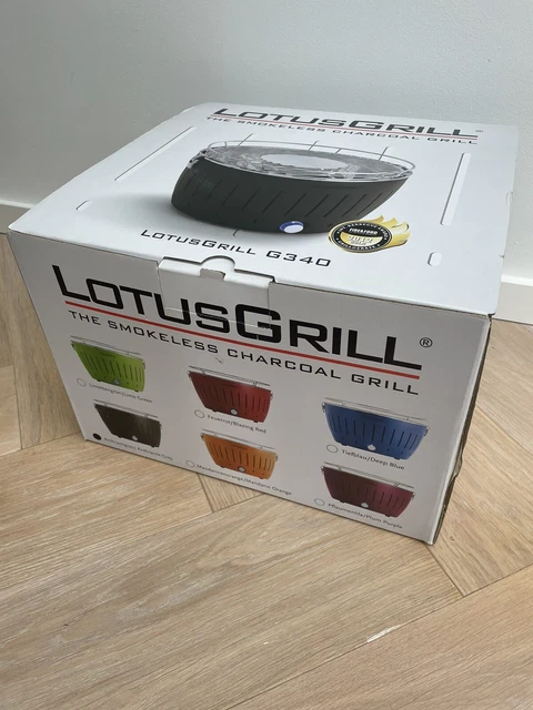 LotusGrill G340 32cm Holzkohlegrill - Anthrazitgrau (G-AN-34P)