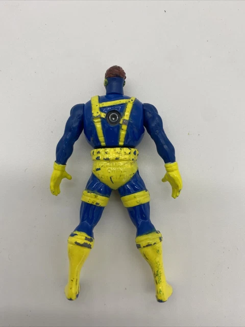 Marvel X-Men Steel Mutants Cyclops Die Cast 1994 Toy Biz Metal Mini Figure 2