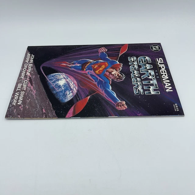 Superman The Earth Stealers JLA 1988 DC Comics John Byrne Curt Swan TPB 4