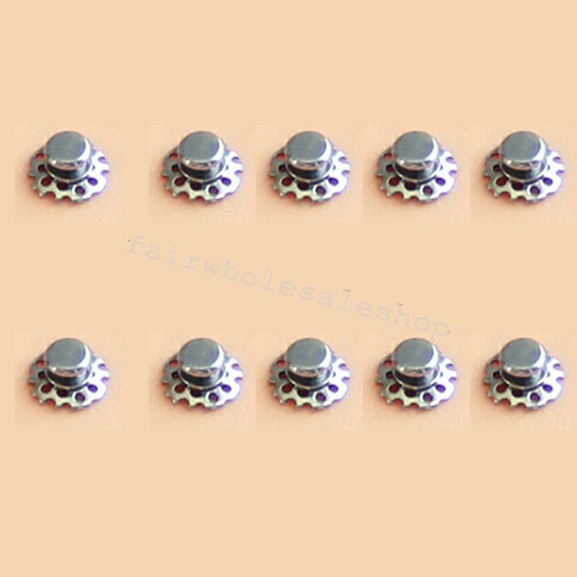10pcs Dental Orthodontic bondable lingual button Mesh Round Base TOMY type