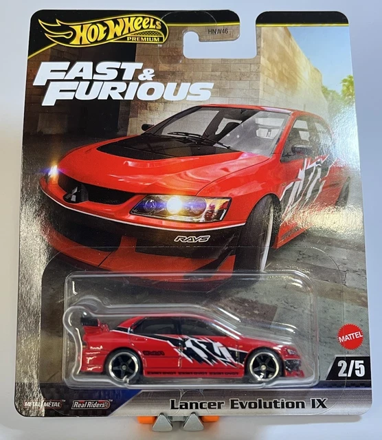 Hot Wheels Fast &amp; Furious 2025 &ndash; Lancer Evolution IX Rosso, Scala 1:64, Diecast Thailandia