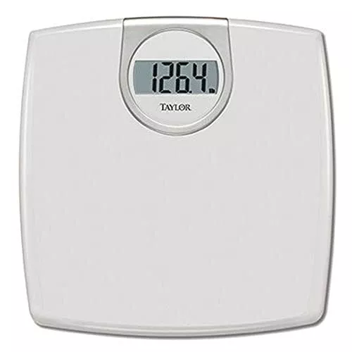 Taylor Precision Products Digital 1.2-Inch LCD Bathroom Scale 330 Lb Capacity