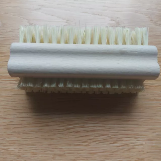 Eco friendly wooden nail brush - FSC Certified with sisal bristles plastic free 