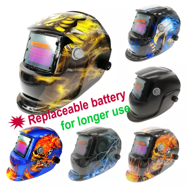 Auto Darkening Welding Helmet Welding Mask Welders Grinding Function Solar Power