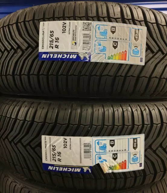 2X New Michelin Crossclimate 2 215/65 R16 102V Xl All Season 215 65 16 2156516