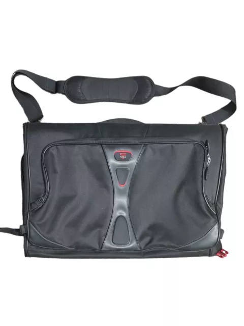 TUMI T-Tech Black Nylon Tri-Fold Carry On Garment Bag 5536D Luggage Suitcase