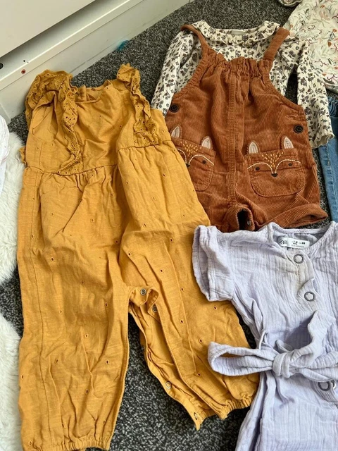 15 items Bundle Baby Girls Clothes Age 9-18 Months Next H&M toddler Matalan Zara