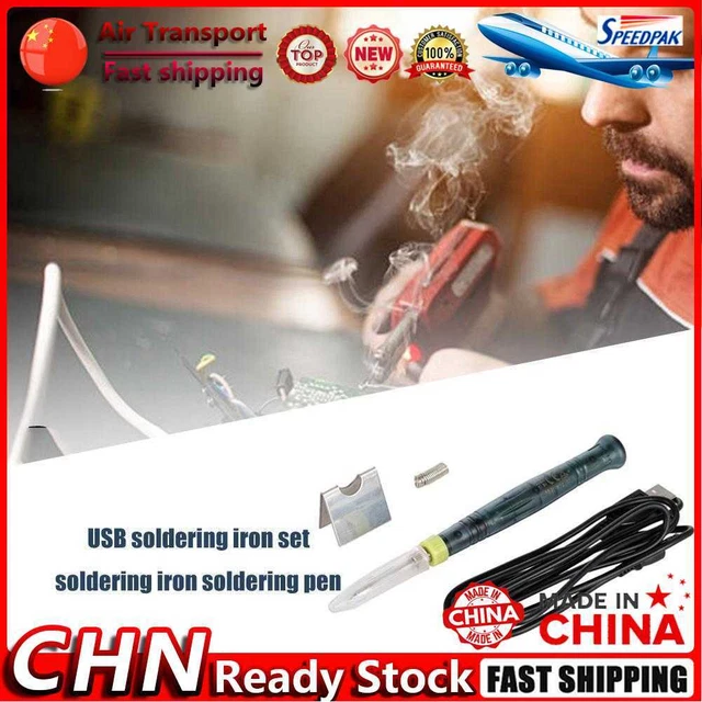 5V 8W Electric Solder Iron Rework Station Welding Repair Tools Kit with Tin Wire