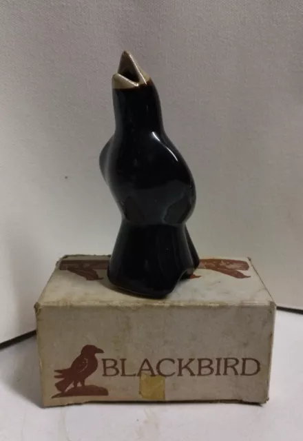 Vintage Black Bird Pie Vent Funnel Boxed