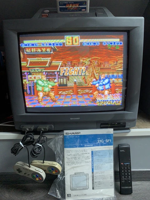 sf1 sharp famicom tv SHARPスーパーファミコン内蔵テレビ 21G-SF1