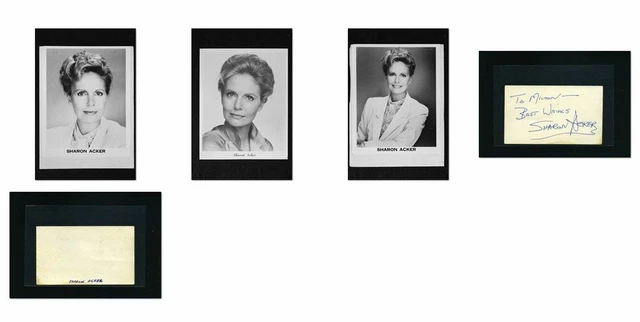 Sharon Acker - Signed Autograph and Headshot Photo set - Texas