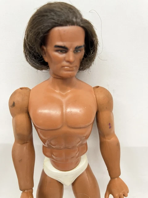 Big Jim Geronimo – Mattel Années 70 – RARE – 25cm – Emballage D'origine Ouvert
