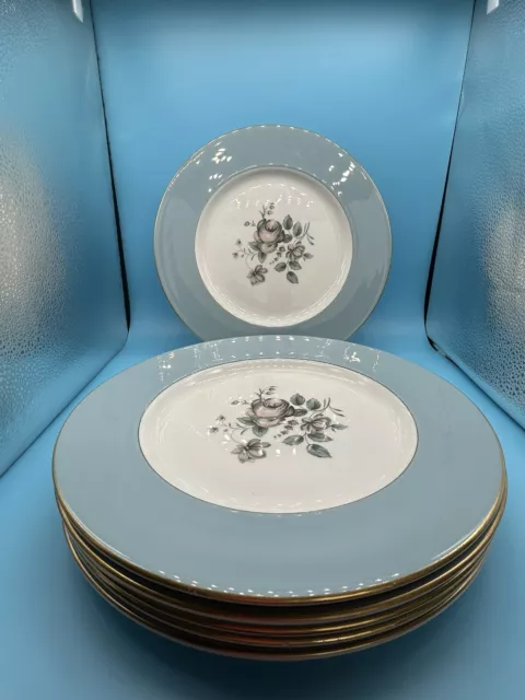 Royal Doulton ROSE ELEGANS TC1010:  6 x 27cms Dinner Plates