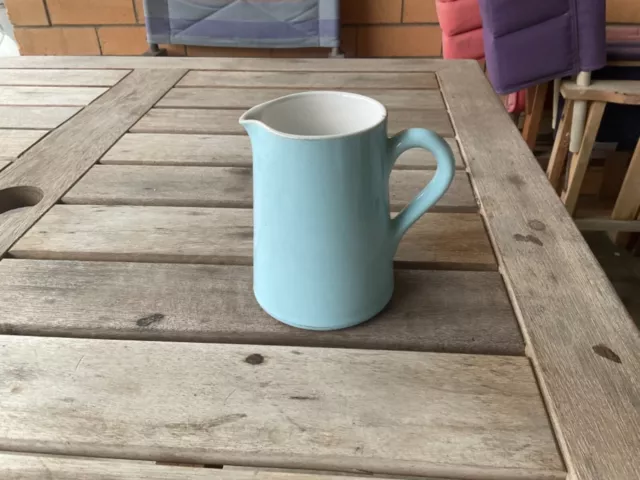 1930s Lovatts pottery soft blue  jug in very good condition