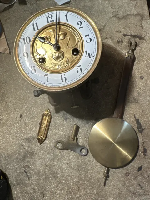 ANCIEN BALANCIER HORLOGE pendule lentille de mouvement 120 Grs 22 cm EUR 18,00 - FR
