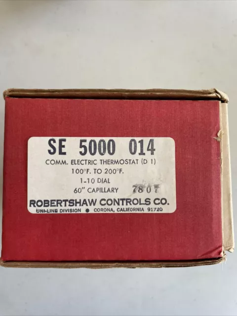 New Robertshaw 5000-014 Range Oven Commercial Electric Thermostat