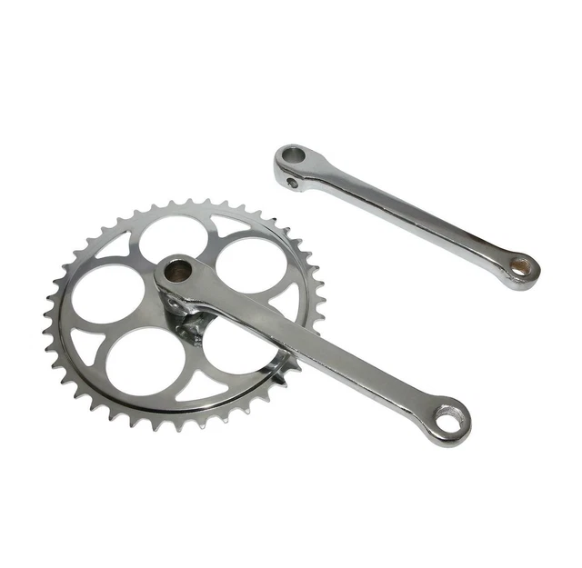 Manivelle De Pédalier Vélo Vintage – Gauche – 170 Mm – Acier – 9/16 – Fixie / Rétro