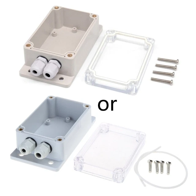 Electrical Boxes Hinged Outdoor Universal Project Enclosure Clear Cover 2
