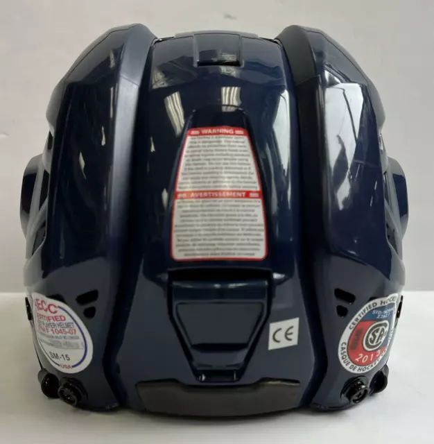 New CCM Resistance Olympics Pro Stock / Return Sr Small Ice Hockey Helmet Navy 3