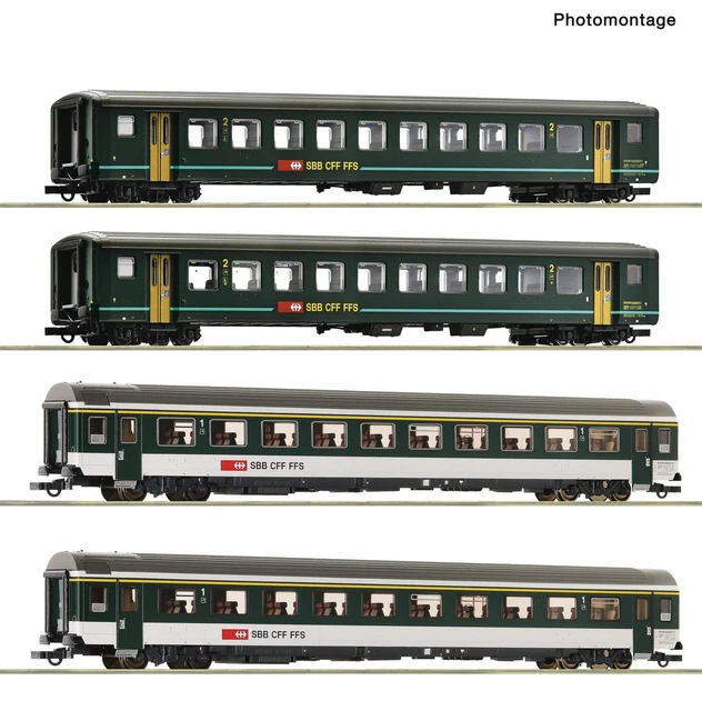 ROCO 'HO' GAUGE 73285 Sbb Red/Grey Class Re460 #117-5