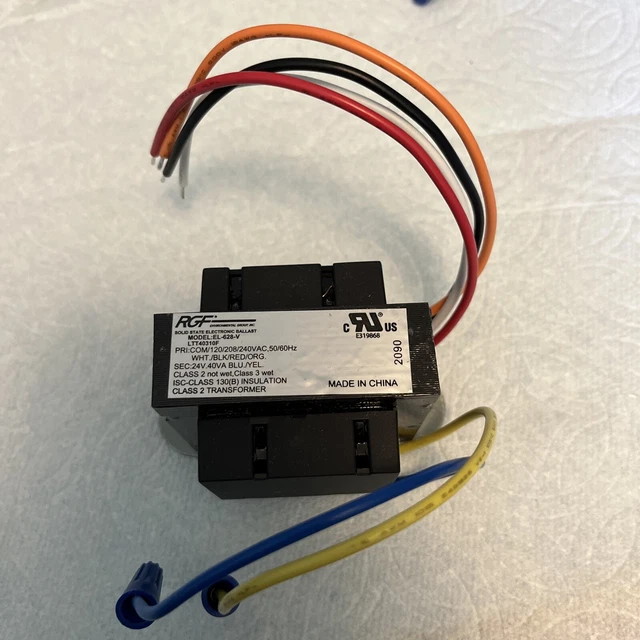 40VA TRANSFORMER PRIMARY 120, 208, 240V Volt 24V Secondary HVAC Furnace