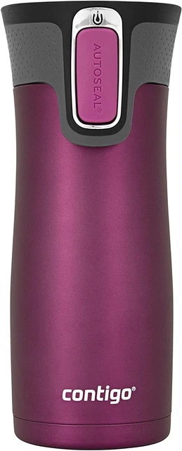 Contigo AUTOSEAL West Loop Vaccuum-Insulated Stainless Steel Travel Mug, 16 Oz,