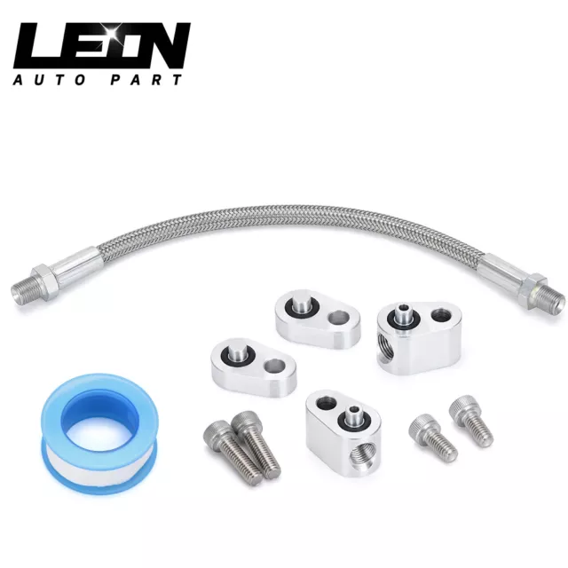 LS LS1 1/8"npt Coolant / Steam Port Adapters for Crossover Hose / Tube