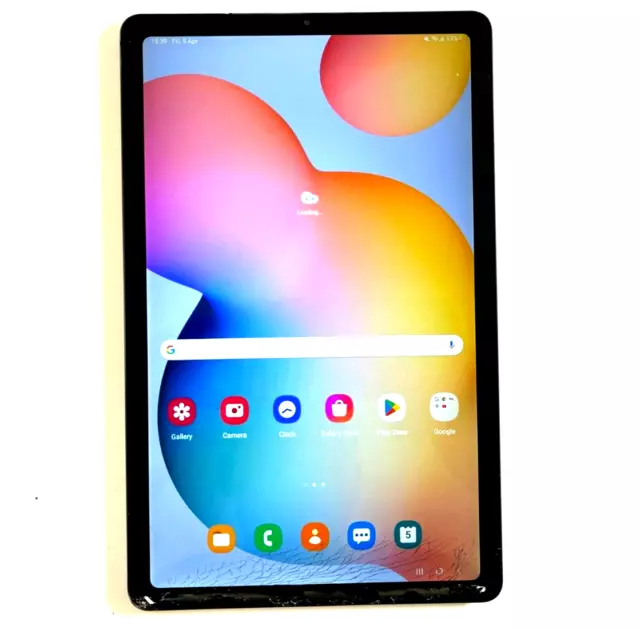 Samsung Galaxy Tab S6 Lite SM-P615 64GB Wi-Fi + 4G Unlocked 10.4" Smashed 753