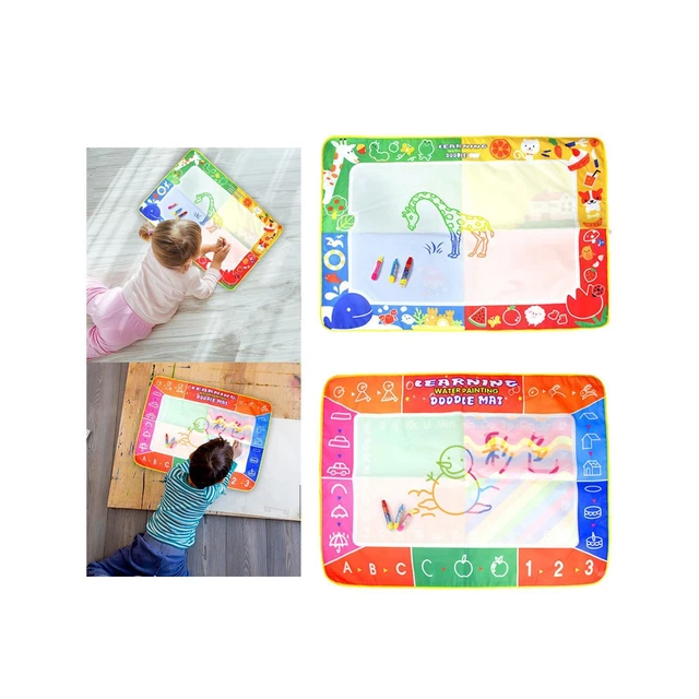 APLI Kids Tapis Silicone Violet 50x40 Cm – Antidérapant, Facile à Nettoyer, Avec Gobelet Pliable, Idéal Peinture Et Loisirs Créatifs