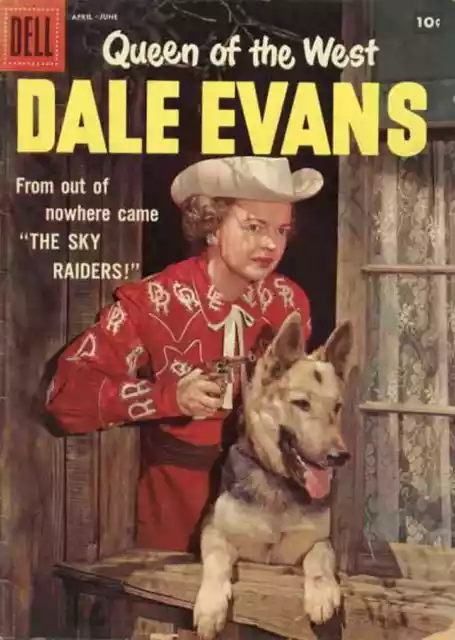 Queen of the West, Dale Evans #15 FN; Dell | April 1957 western - we combine shi