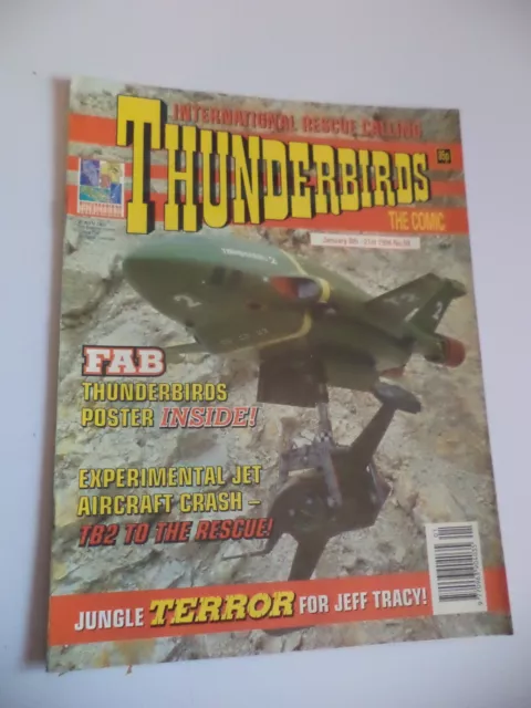 Thunderbirds The Comic Magazine No 59 Old Vintage Magazine 8 January 1994