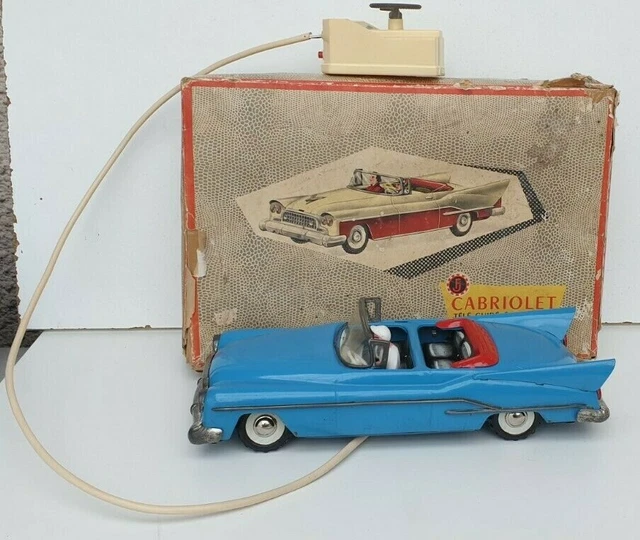 France Jouet FJ - Tin toy - Cabriolet Chrysler FJ France-Jouet Téléguidé Car, Boxed - France