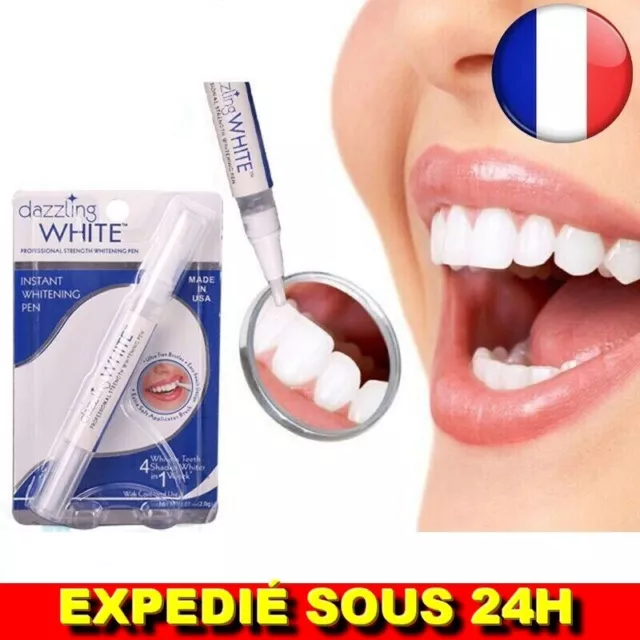 ✅ Stylo Blanchiment Professionnel Dents Blanchir Nettoye Elimine Taches Dentaire