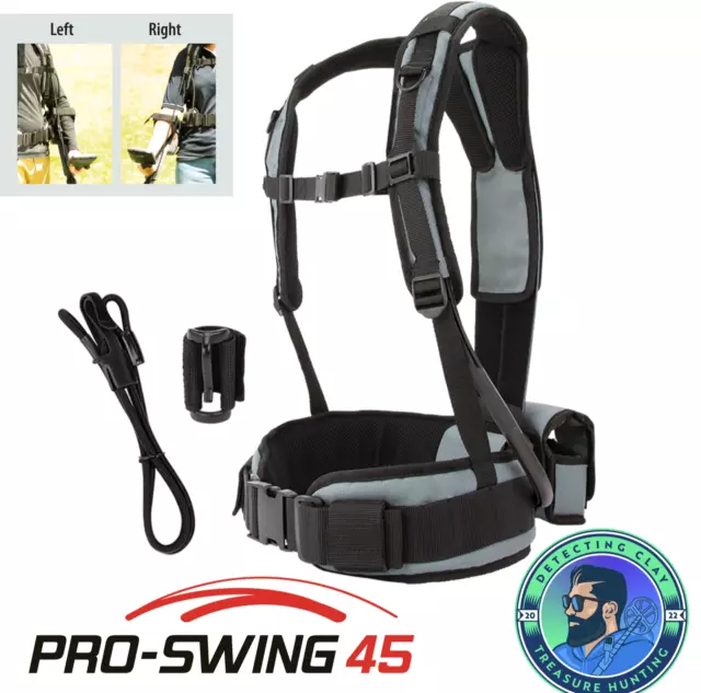 MINELAB Pro-Swing 45 Metal Detector Harness Support to Detect Longer 3011-0245