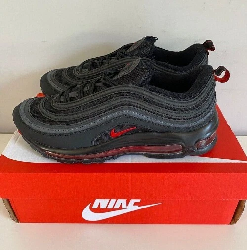 Nike Air Max 97 Black/Red Scarpe Uomo/Donna da Ginnastica