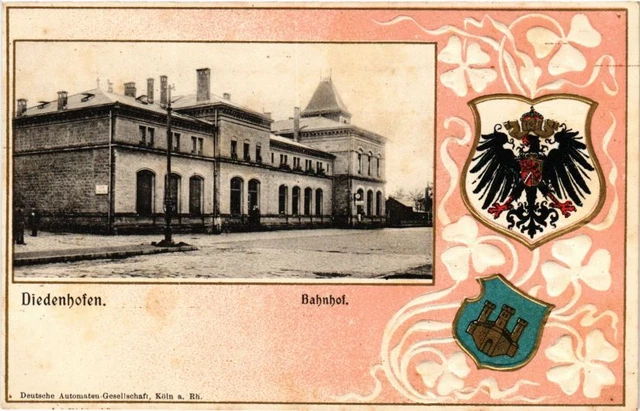 CPA AK DIEDENHOFEN - Bahnhof Gare (285327)