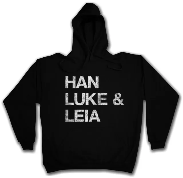 HAN LUKE & LEIA HOODIE Darth Solo X Red Star Five Wars Wing Skywalker Vader