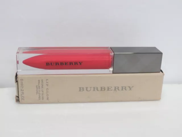 BURBERRY LIP GLOW NATURAL LIP GLOSS MALLOW PINK No.19 0.2 OZ BOXED