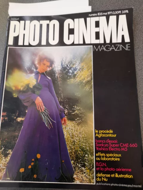 Photo Cinéma Magazine 835 de 1971 - Défense et illustration du nu